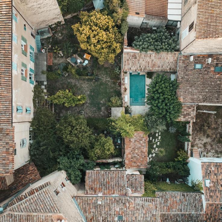 Kids playground area in Switzerland